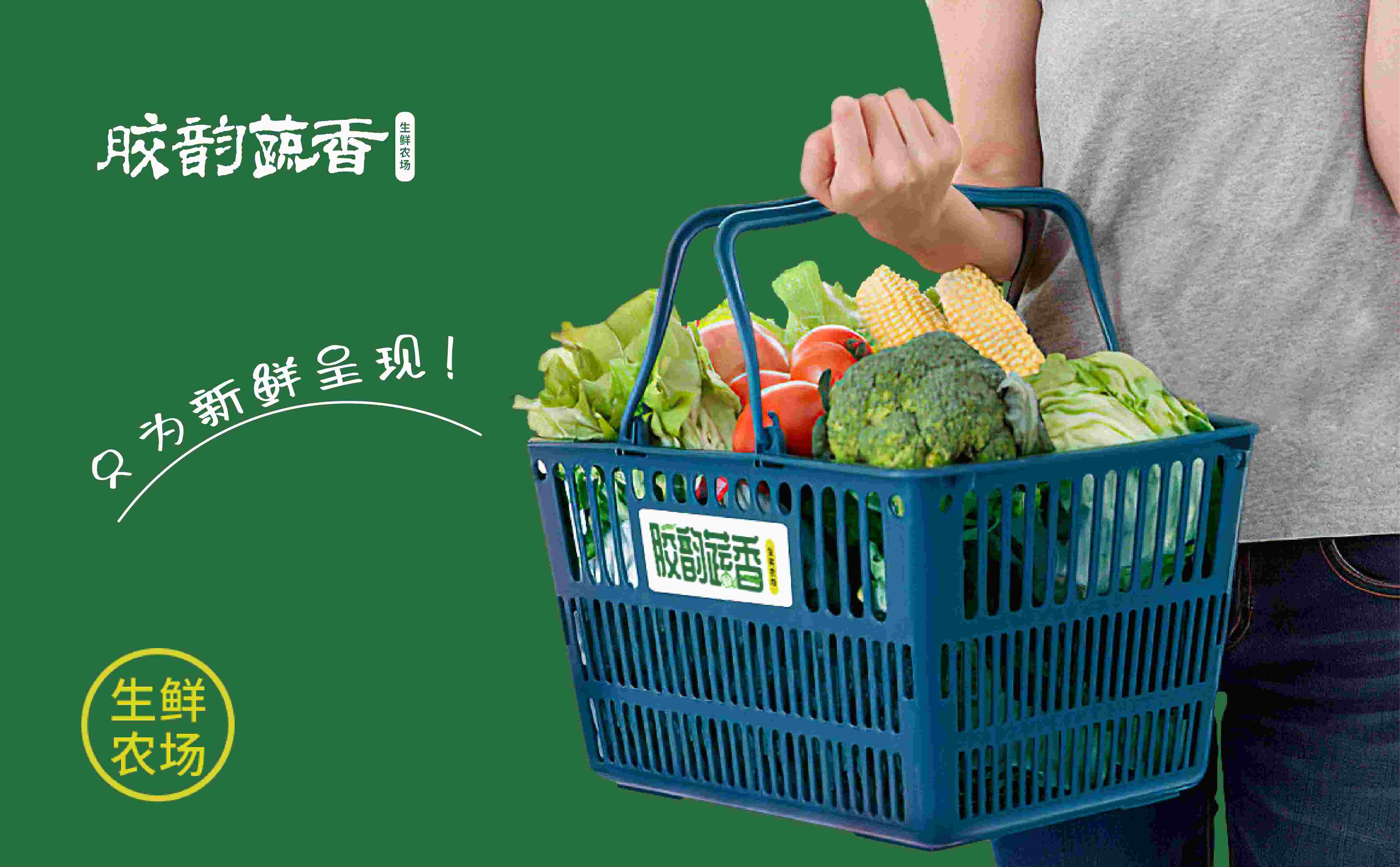 农场logo设计,青岛生鲜农场形象设计,青岛农业品牌logo设计(图2)