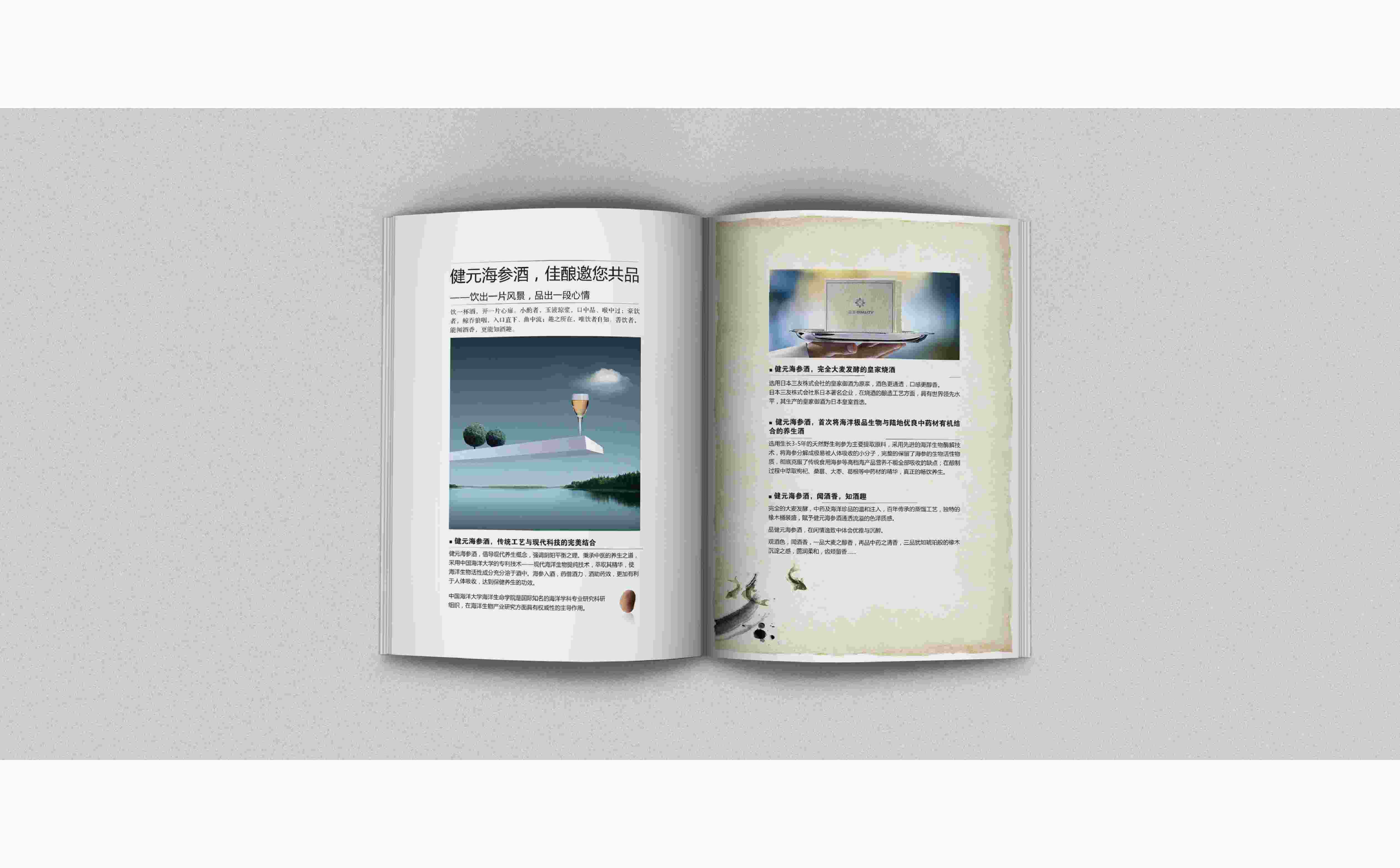 大健康画册设计,高端画册设计,青岛画册设计,酒类画册设计,健康食品画册设计(图4)